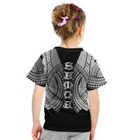 Samoan Ula Nifo Afi Tribal Kid T Shirt Polynesian Pattern