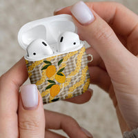 Maku'e Hawaiian Mango Palaka AirPods Case Aloha Hibiscus Pikake Lei