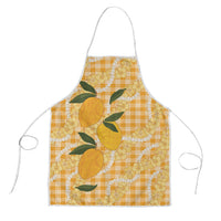 Alani Hawaiian Mango Palaka Apron Aloha Hibiscus Pikake Lei