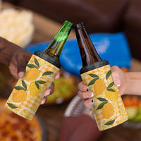 Alani Hawaiian Mango Palaka 4 in 1 Can Cooler Tumbler Aloha Hibiscus Pikake Lei