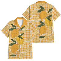 Alani Hawaiian Mango Palaka Family Matching Short Sleeve Bodycon Dress and Hawaiian Shirt Aloha Hibiscus Pikake Lei