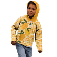Alani Hawaiian Mango Palaka Kid Hoodie Aloha Hibiscus Pikake Lei