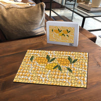 Alani Hawaiian Mango Palaka Puzzle Aloha Hibiscus Pikake Lei