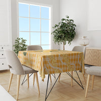 Alani Hawaiian Mango Palaka Tablecloth Aloha Hibiscus Pikake Lei