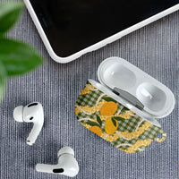 Uliuli Ahiahia Hawaiian Mango Palaka AirPods Case Aloha Hibiscus Pikake Lei