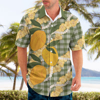 Uliuli Ahiahia Hawaiian Mango Palaka Hawaiian Shirt Aloha Hibiscus Pikake Lei