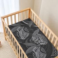 Hawaiian Mango Tribal Tattoo Baby Bed Cover Black White Pacific Traditional Pattern LT9 - Polynesian Pride
