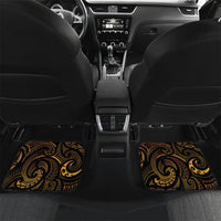 Hawaiian Mango Tribal Tattoo Car Mats Gold Pacific Traditional Pattern