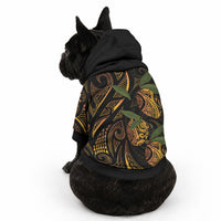 Hawaiian Mango Tribal Tattoo Pet Hoodie Gold Pacific Traditional Pattern LT9 - Polynesian Pride