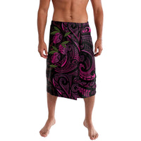 Hawaiian Mango Tribal Tattoo Lavalava Pink Pacific Traditional Pattern