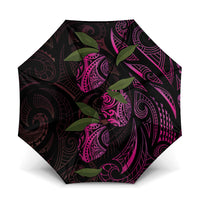 Hawaiian Mango Tribal Tattoo Umbrella Pink Pacific Traditional Pattern
