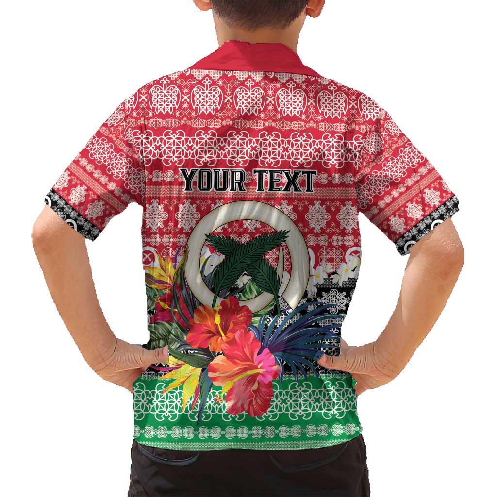 Personalised Vanuatu Joyeux Noel Family Matching Tank Maxi Dress and Hawaiian Shirt Proud To Be a Ni-Van Sand Drawing Art LT9 - Polynesian Pride