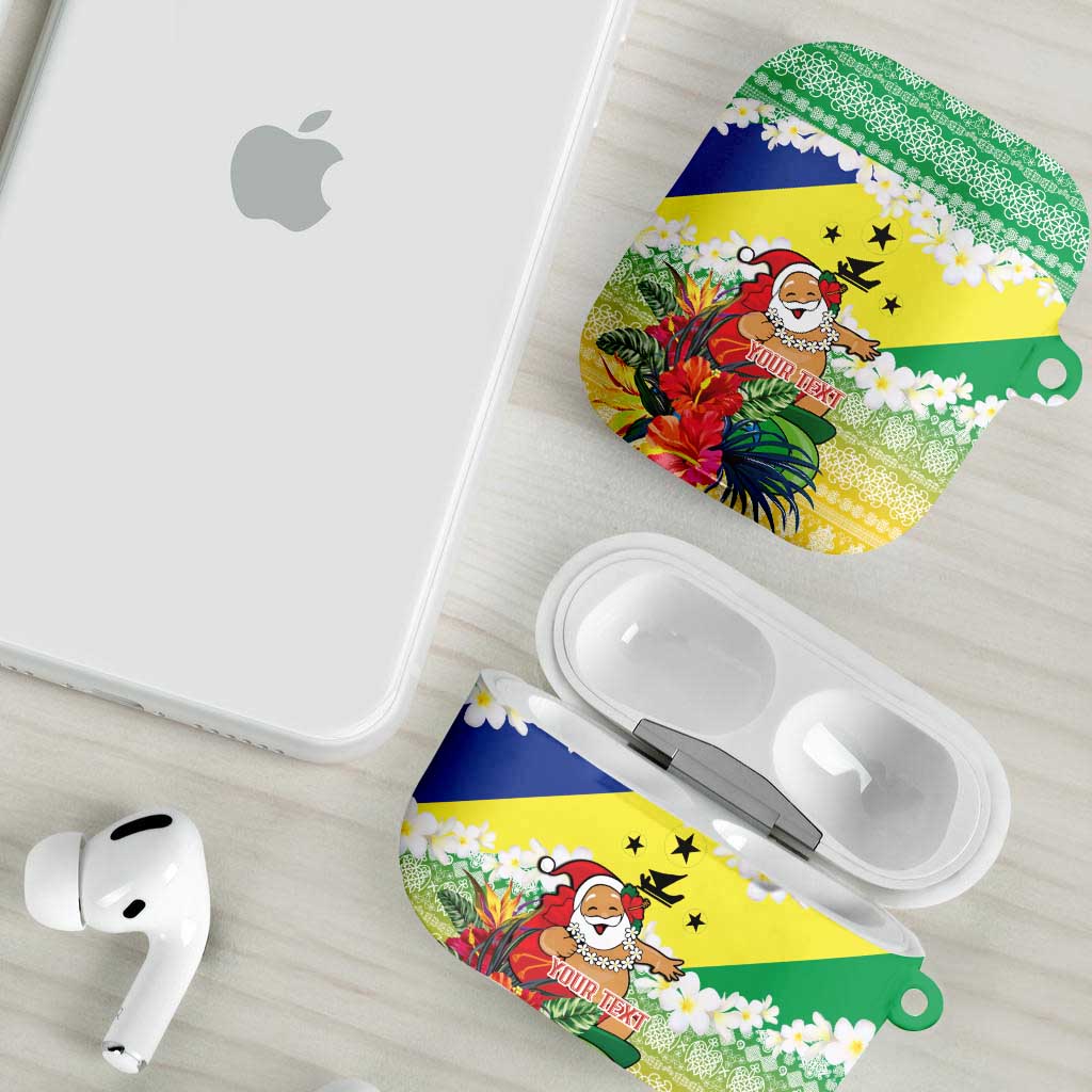 Personalised Malampa Joyeux Noel AirPods Case Proud To Be a Ni-Van Sand Drawing Art - Polynesian Pride