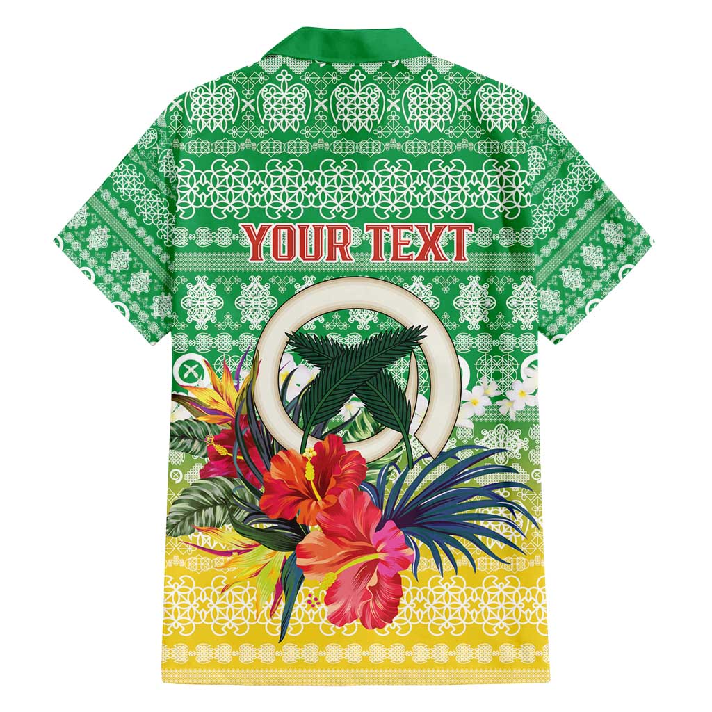 Personalised Malampa Joyeux Noel Family Matching Puletasi and Hawaiian Shirt Proud To Be a Ni-Van Sand Drawing Art LT9 - Polynesian Pride