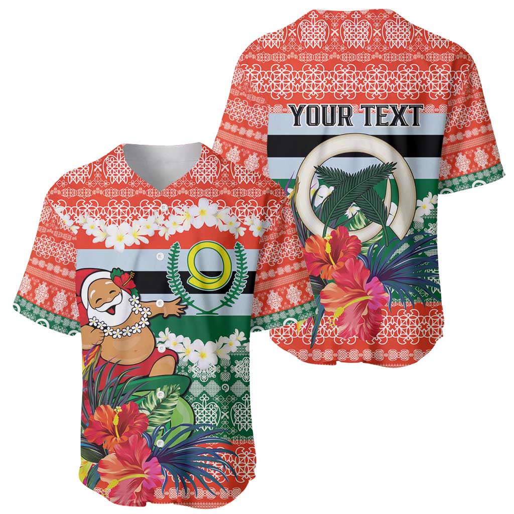 Personalised Penama Joyeux Noel Baseball Jersey Proud To Be a Ni-Van Sand Drawing Art LT9 - Polynesian Pride