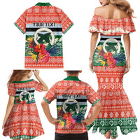 Personalised Penama Joyeux Noel Family Matching Mermaid Dress and Hawaiian Shirt Proud To Be a Ni-Van Sand Drawing Art LT9 - Polynesian Pride