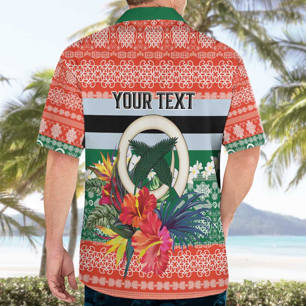 Personalised Penama Joyeux Noel Hawaiian Shirt Proud To Be a Ni-Van Sand Drawing Art LT9 - Polynesian Pride