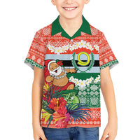 Personalised Penama Joyeux Noel Hawaiian Shirt Proud To Be a Ni-Van Sand Drawing Art LT9 - Polynesian Pride