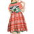Personalised Penama Joyeux Noel Kid Short Sleeve Dress Proud To Be a Ni-Van Sand Drawing Art - Polynesian Pride