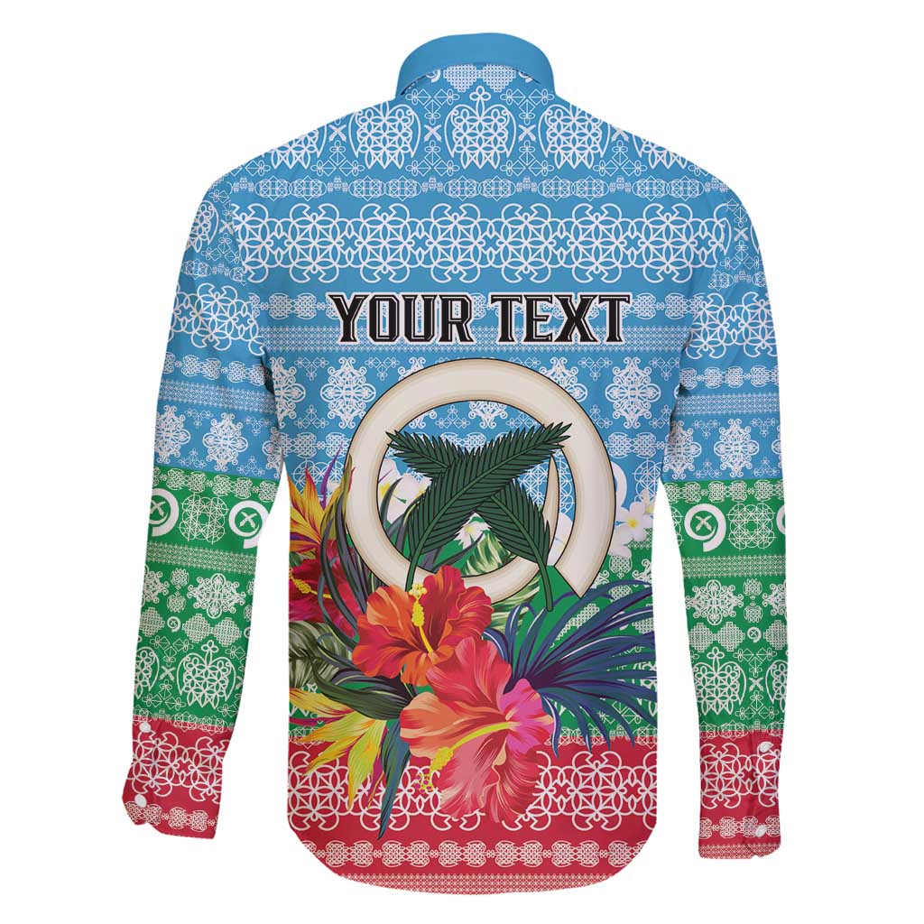 Personalised Sanma Joyeux Noel Family Matching Long Sleeve Bodycon Dress and Hawaiian Shirt Proud To Be a Ni-Van Sand Drawing Art LT9 - Polynesian Pride