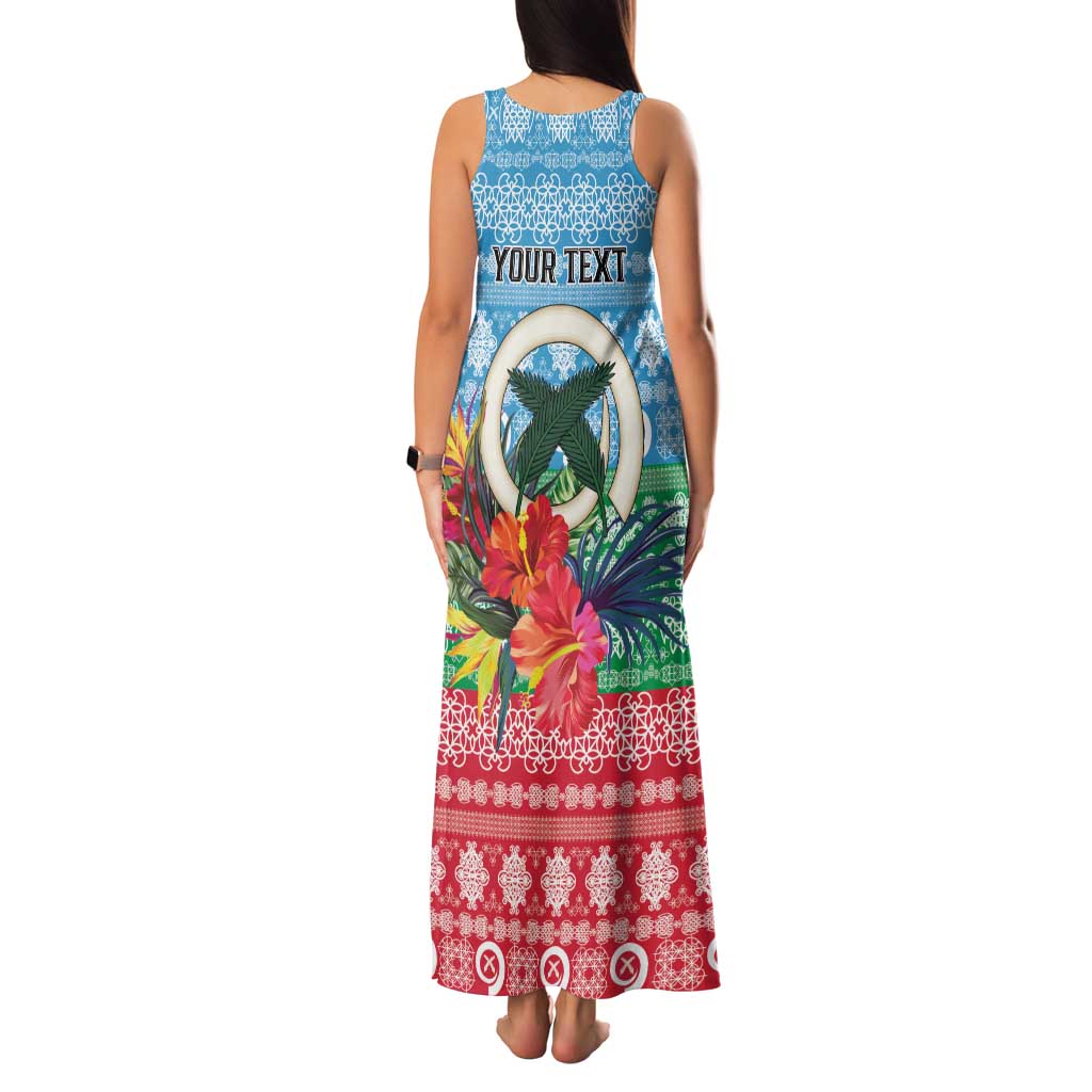 Personalised Sanma Joyeux Noel Family Matching Tank Maxi Dress and Hawaiian Shirt Proud To Be a Ni-Van Sand Drawing Art LT9 - Polynesian Pride
