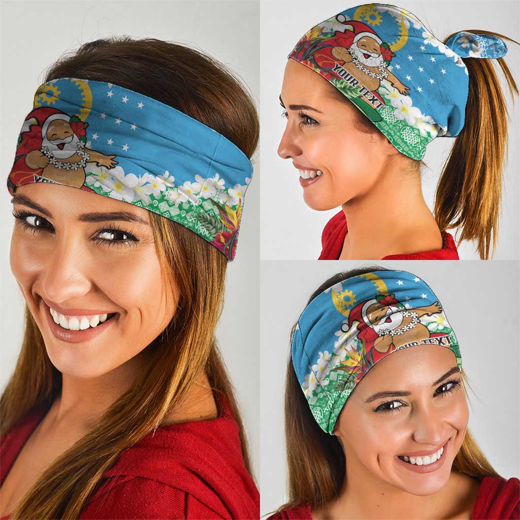 Personalised Sanma Joyeux Noel Neck Gaiter Proud To Be a Ni-Van Sand Drawing Art - Polynesian Pride