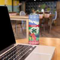 Personalised Shefa Joyeux Noel Skinny Tumbler Proud To Be a Ni-Van Sand Drawing Art - Polynesian Pride