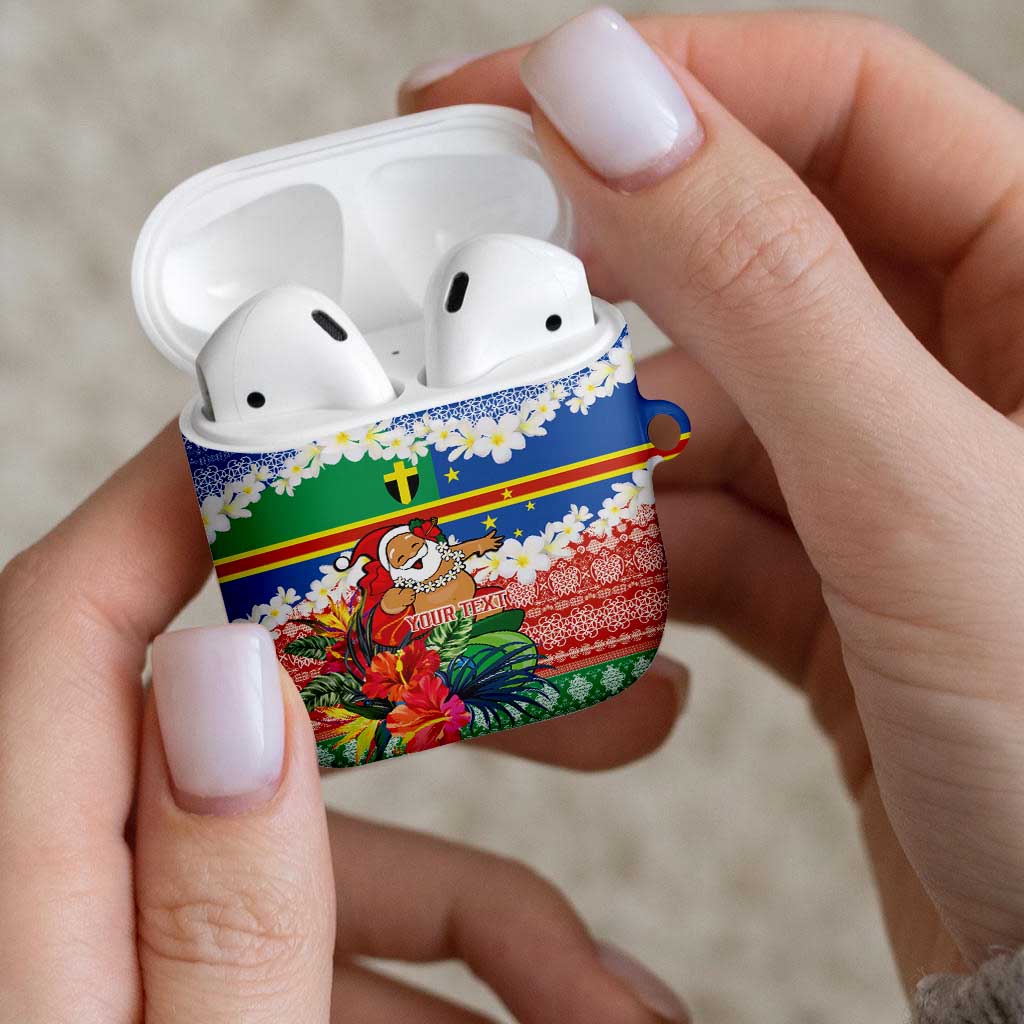 Personalised Tafea Joyeux Noel AirPods Case Proud To Be a Ni-Van Sand Drawing Art - Polynesian Pride