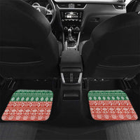 Personalised Tafea Joyeux Noel Car Mats Proud To Be a Ni-Van Sand Drawing Art - Polynesian Pride
