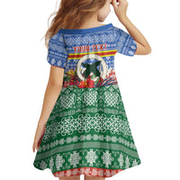 Personalised Tafea Joyeux Noel Family Matching Off Shoulder Short Dress and Hawaiian Shirt Proud To Be a Ni-Van Sand Drawing Art LT9 - Polynesian Pride