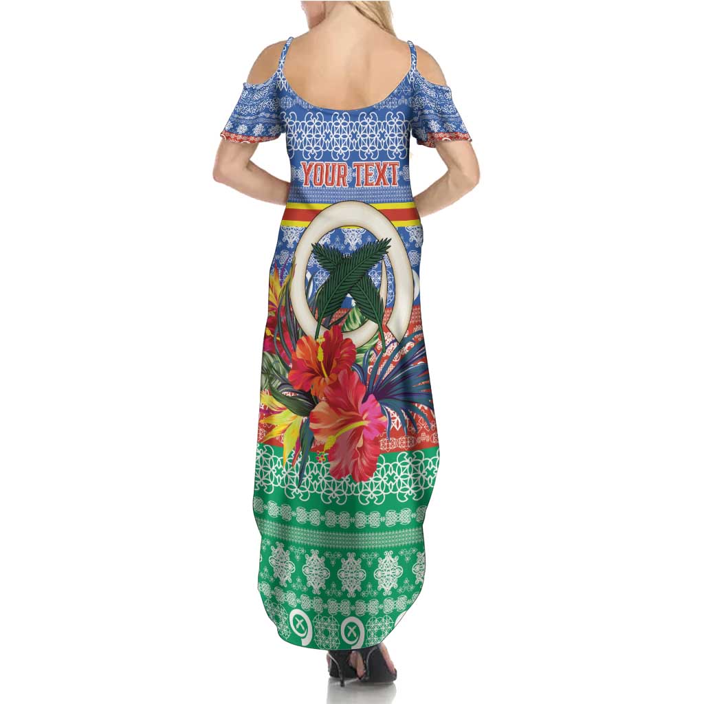 Personalised Tafea Joyeux Noel Family Matching Summer Maxi Dress and Hawaiian Shirt Proud To Be a Ni-Van Sand Drawing Art LT9 - Polynesian Pride