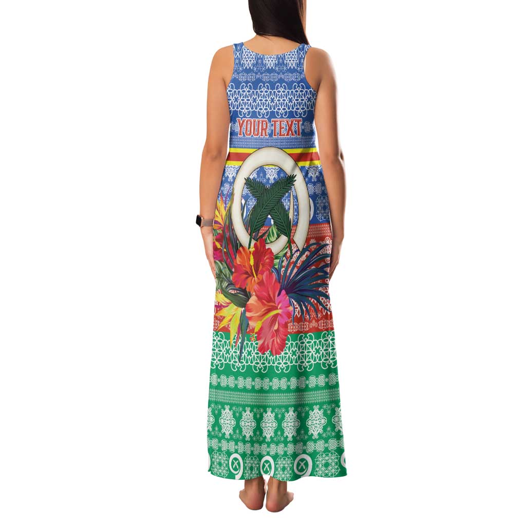 Personalised Tafea Joyeux Noel Family Matching Tank Maxi Dress and Hawaiian Shirt Proud To Be a Ni-Van Sand Drawing Art LT9 - Polynesian Pride