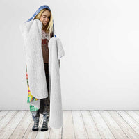 Personalised Tafea Joyeux Noel Hooded Blanket Proud To Be a Ni-Van Sand Drawing Art - Polynesian Pride