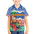 Personalised Tafea Joyeux Noel Kid Hawaiian Shirt Proud To Be a Ni-Van Sand Drawing Art - Polynesian Pride
