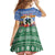 Personalised Tafea Joyeux Noel Kid Short Sleeve Dress Proud To Be a Ni-Van Sand Drawing Art - Polynesian Pride