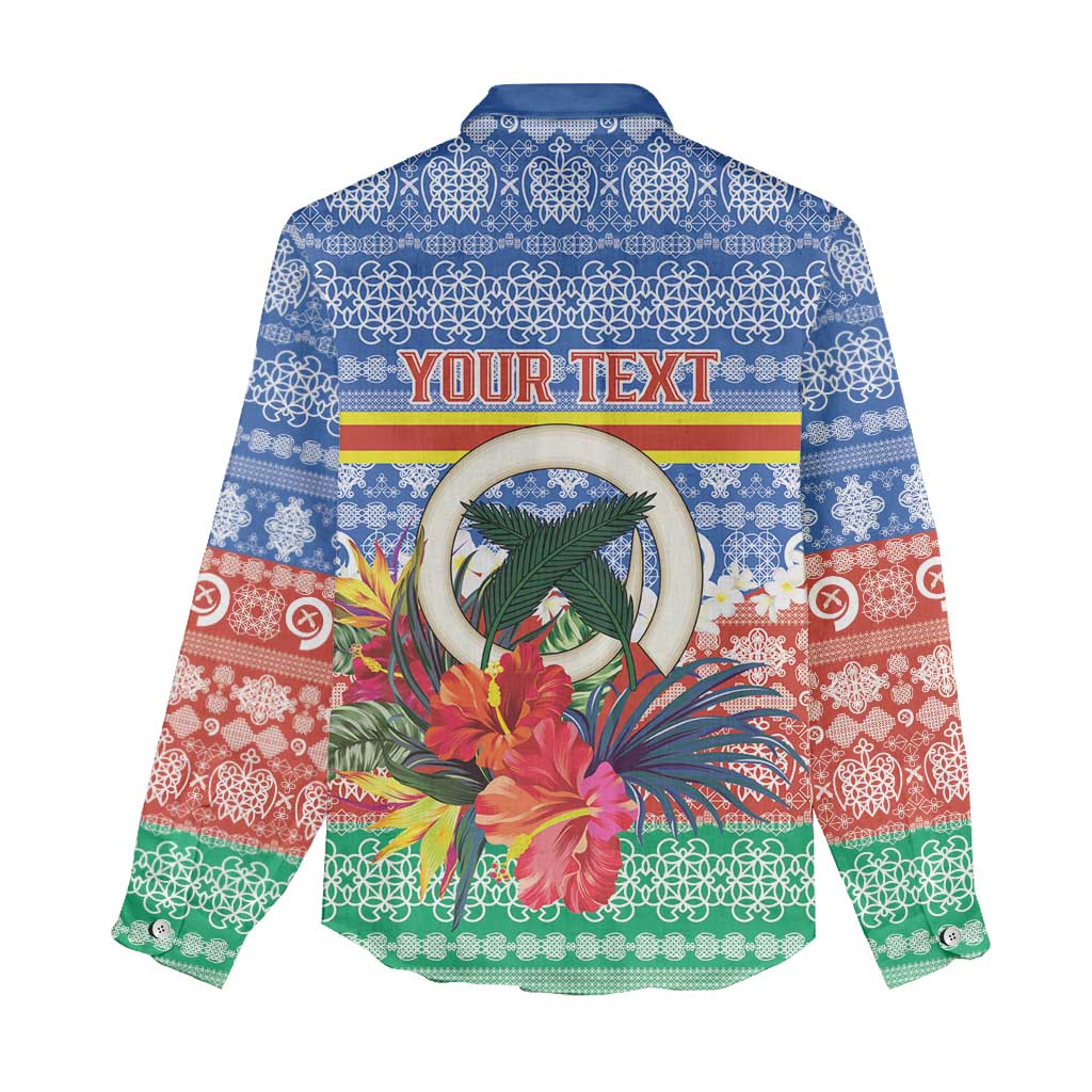 Personalised Tafea Joyeux Noel Women Casual Shirt Proud To Be a Ni-Van Sand Drawing Art - Polynesian Pride