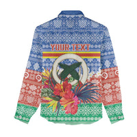 Personalised Tafea Joyeux Noel Women Casual Shirt Proud To Be a Ni-Van Sand Drawing Art - Polynesian Pride
