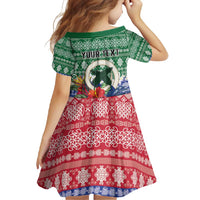 Personalised Torba Joyeux Noel Family Matching Long Sleeve Bodycon Dress and Hawaiian Shirt Proud To Be a Ni-Van Sand Drawing Art LT9 - Polynesian Pride