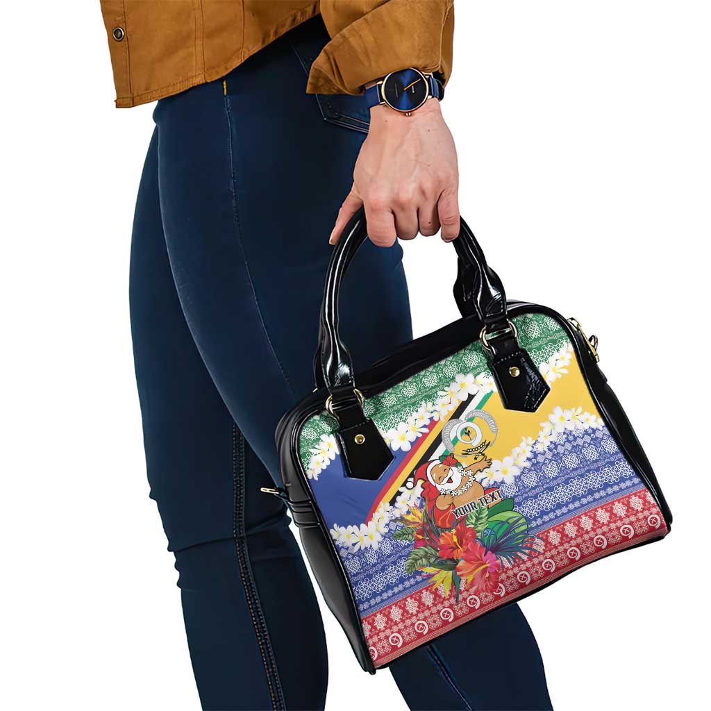 Personalised Torba Joyeux Noel Shoulder Handbag Proud To Be a Ni-Van Sand Drawing Art - Polynesian Pride