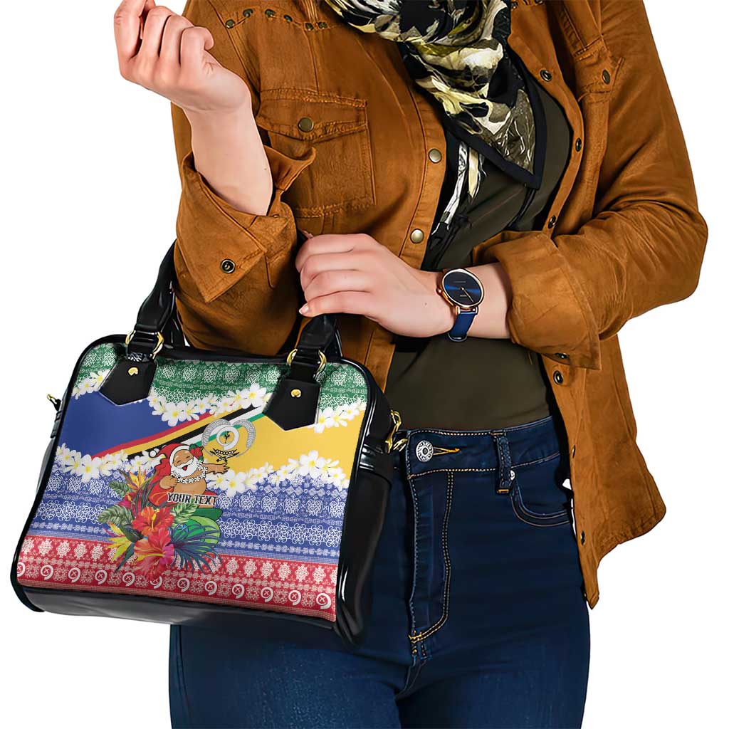 Personalised Torba Joyeux Noel Shoulder Handbag Proud To Be a Ni-Van Sand Drawing Art - Polynesian Pride