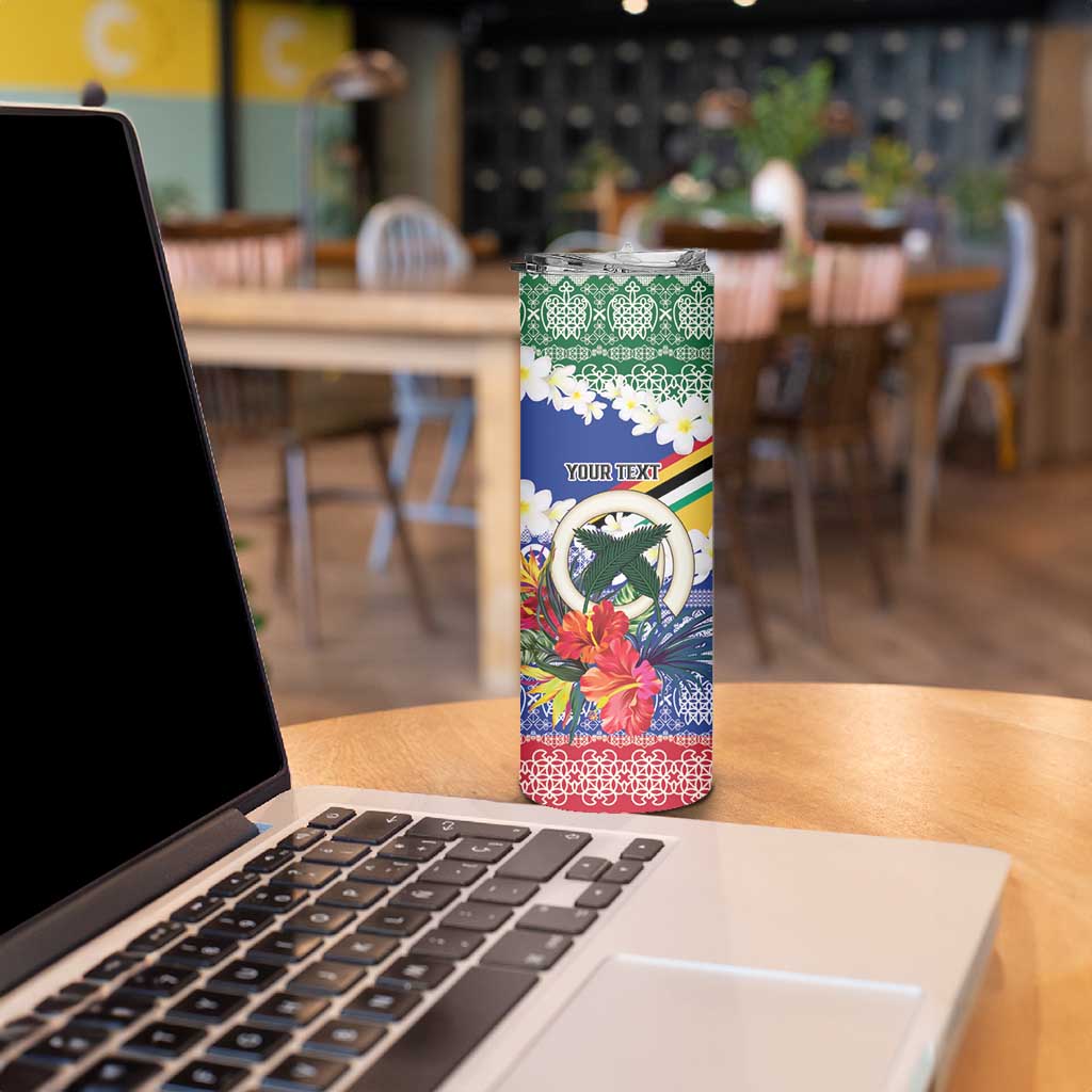 Personalised Torba Joyeux Noel Skinny Tumbler Proud To Be a Ni-Van Sand Drawing Art - Polynesian Pride