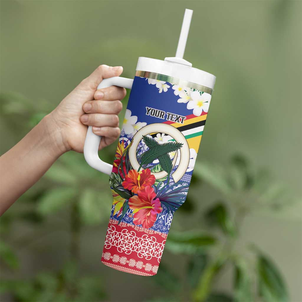 Personalised Torba Joyeux Noel Tumbler With Handle Proud To Be a Ni-Van Sand Drawing Art - Polynesian Pride