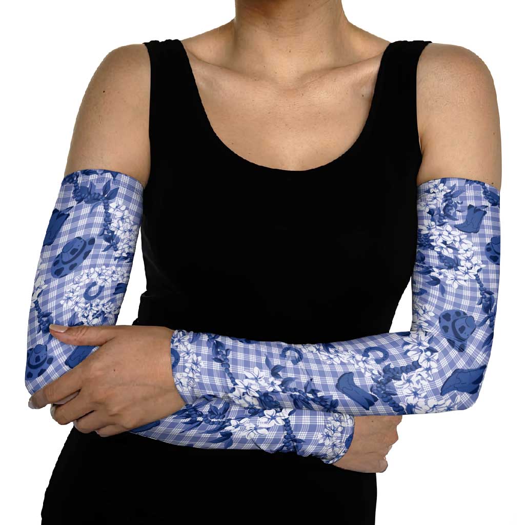 Mokihana Maile Ilima Leis Paniolo Palaka Arm Sleeves Hawaiian Polu Spirit - Polynesian Pride