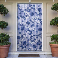 Mokihana Maile Ilima Leis Paniolo Palaka Door Cover Hawaiian Polu Spirit - Polynesian Pride