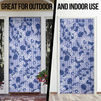 Mokihana Maile Ilima Leis Paniolo Palaka Door Cover Hawaiian Polu Spirit - Polynesian Pride