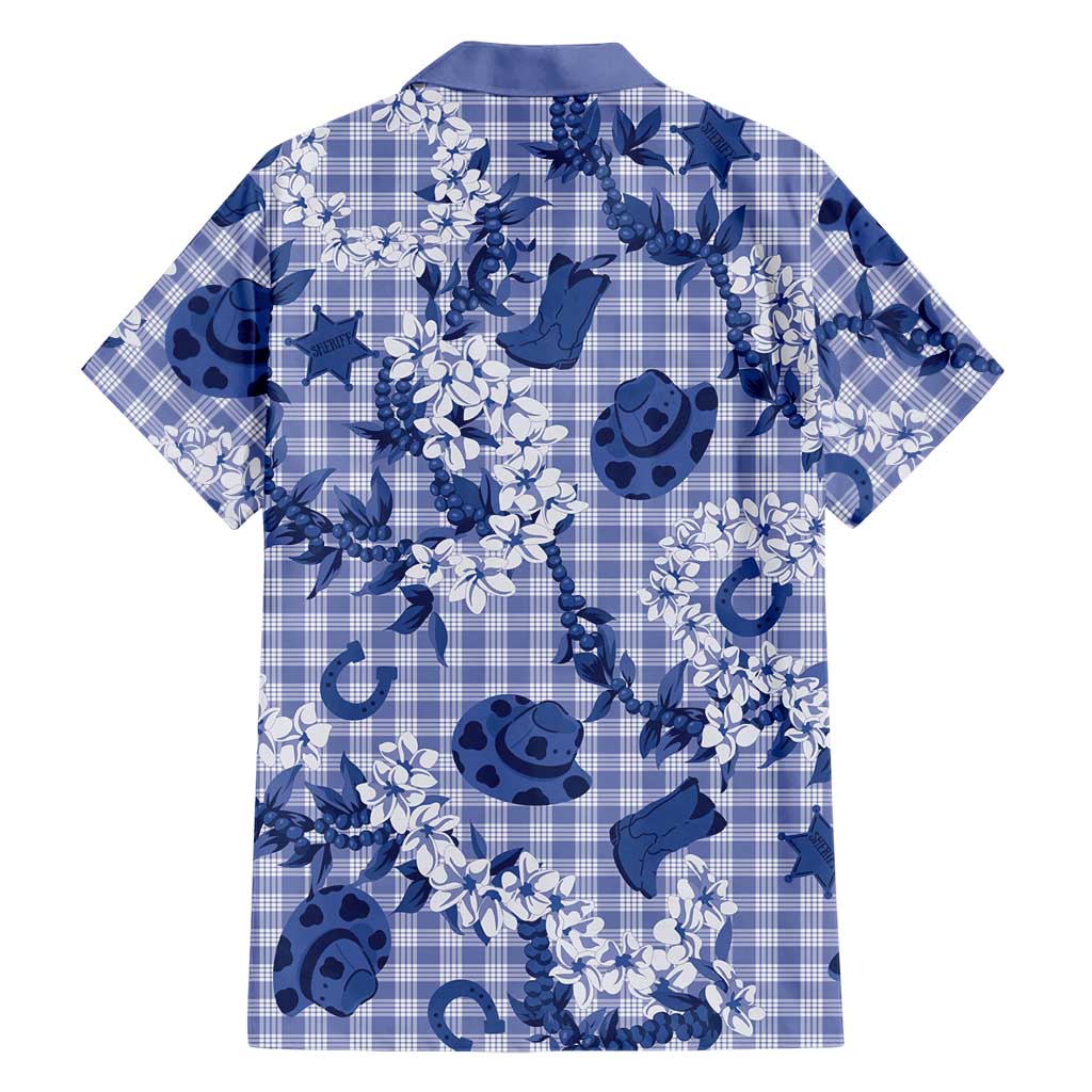 Mokihana Maile Ilima Leis Paniolo Palaka Family Matching Mermaid Dress and Hawaiian Shirt Hawaiian Polu Spirit LT9 - Polynesian Pride