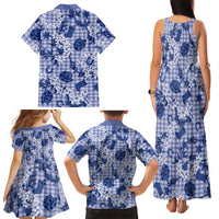 Mokihana Maile Ilima Leis Paniolo Palaka Family Matching Tank Maxi Dress and Hawaiian Shirt Hawaiian Polu Spirit LT9 - Polynesian Pride