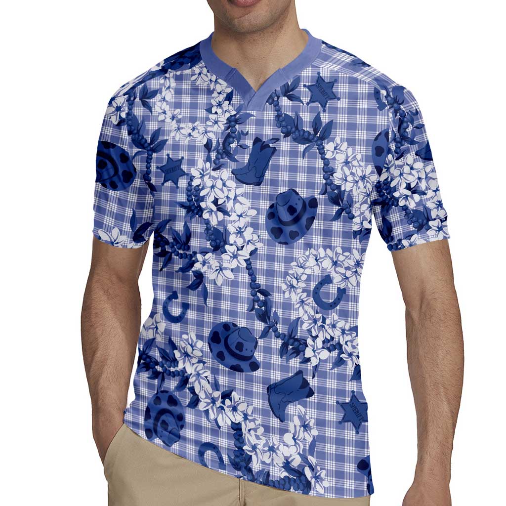 Mokihana Maile Ilima Leis Paniolo Palaka Rugby Jersey Hawaiian Polu Spirit - Polynesian Pride