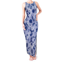 Mokihana Maile Ilima Leis Paniolo Palaka Tank Maxi Dress Hawaiian Polu Spirit - Polynesian Pride