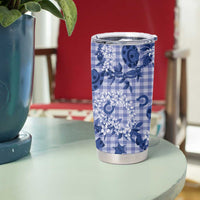 Mokihana Maile Ilima Leis Paniolo Palaka Tumbler Cup Hawaiian Polu Spirit - Polynesian Pride